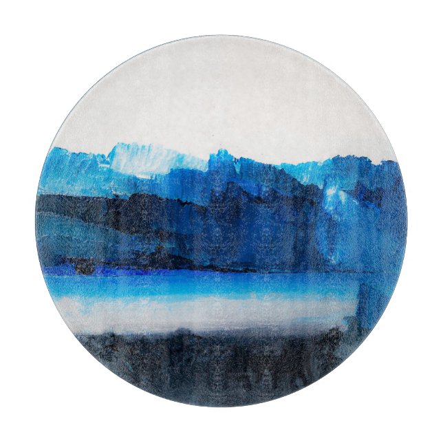 Abstract Canvas: Modern Art Texture. Cutting Board (Front)