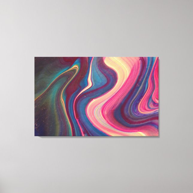 abstract canvas paint print (Front)