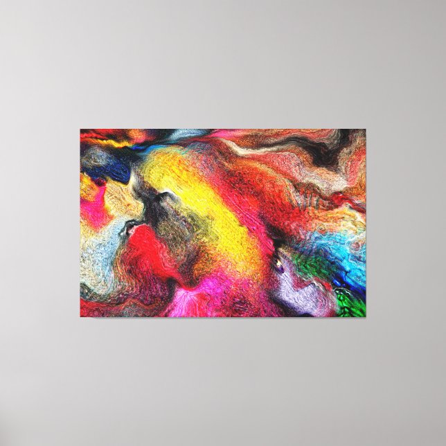 Abstract Canvas Print (Front)