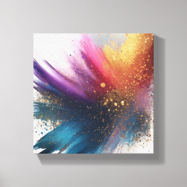 abstract canvas print (Front)