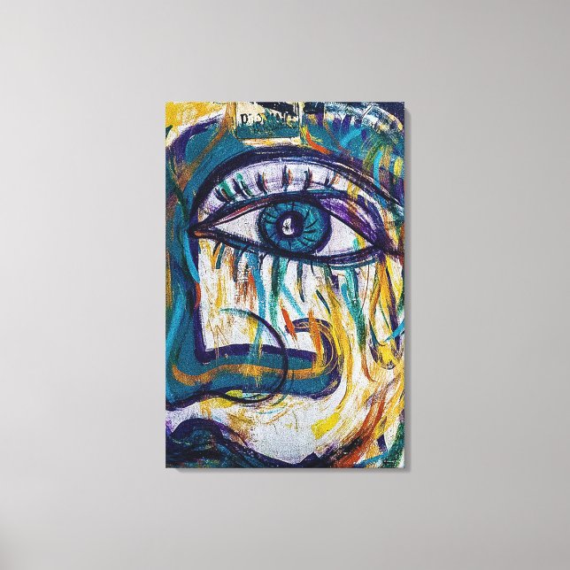 Abstract Canvas Print (Front)