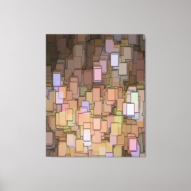 abstract canvas print (Front)