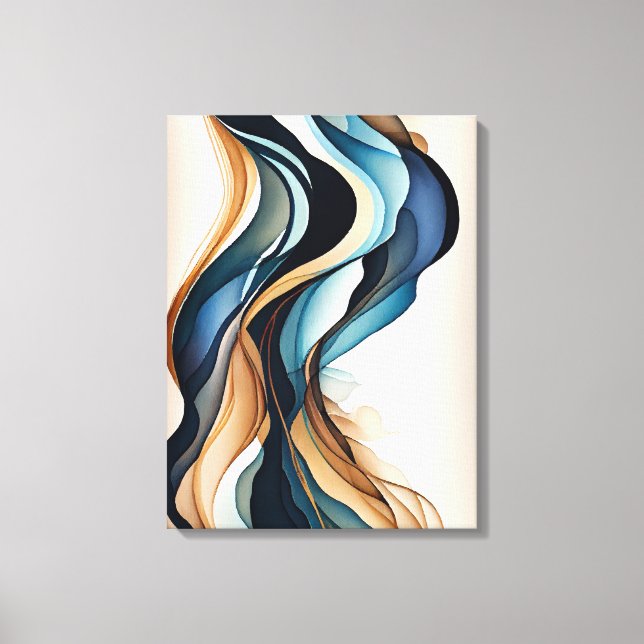 Abstract Canvas Wall Art (Front)
