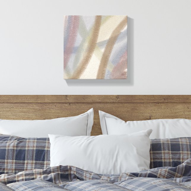 Abstract Canvas Wall Art (Insitu(Bedroom))