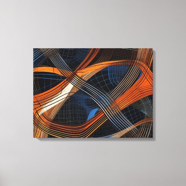 Abstract Canvas Wall Art (Front)