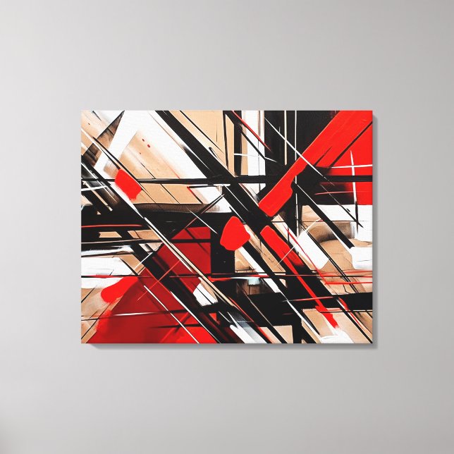 Abstract Canvas Wall Art (Front)