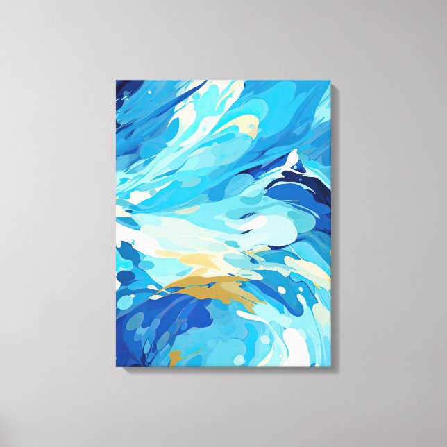 Abstract Canvas Wall Art (Front)