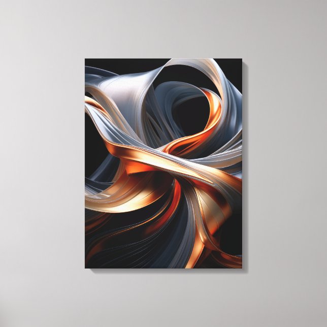 Abstract Canvas Wall Art (Front)