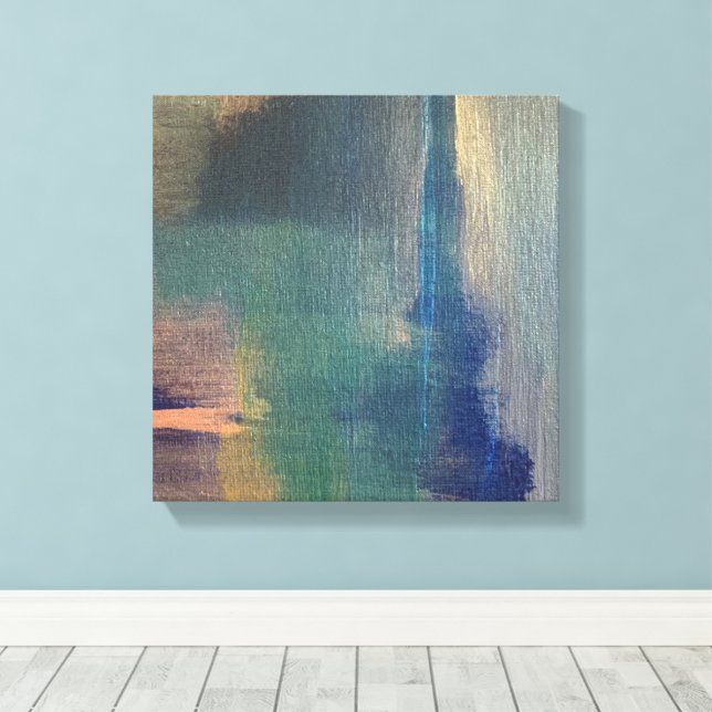 Abstract Canvas Wall Art (Insitu(Wood Floor))