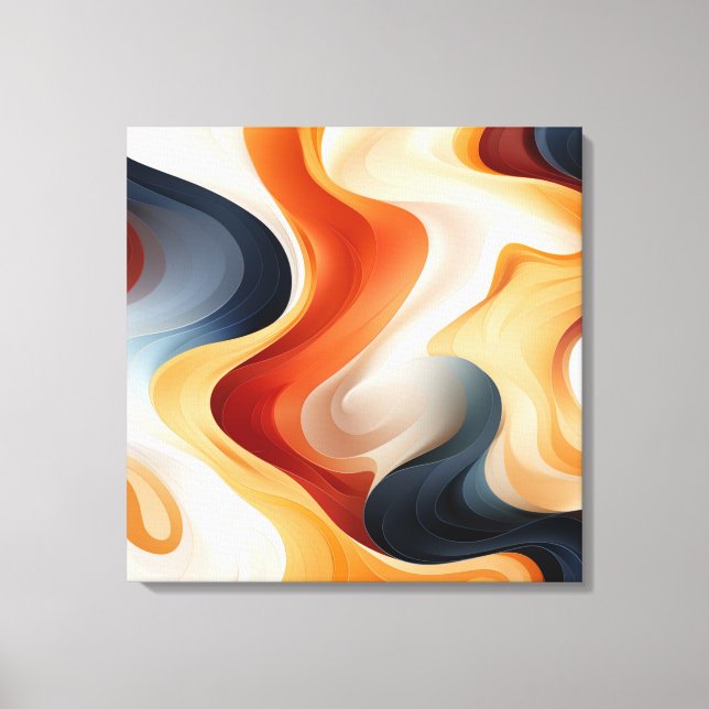 Abstract Canvas Wall Art (Front)
