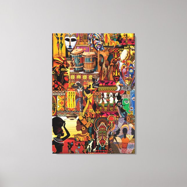 Abstract Canvas Wall Art – Modern Gallery Home Déc (Front)