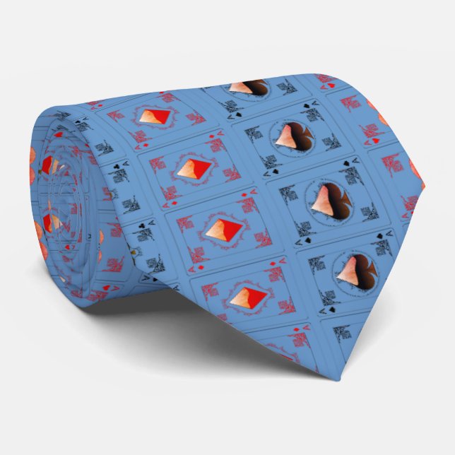 Abstract Cards - Card Dealer Fun  Tie (Rolled)