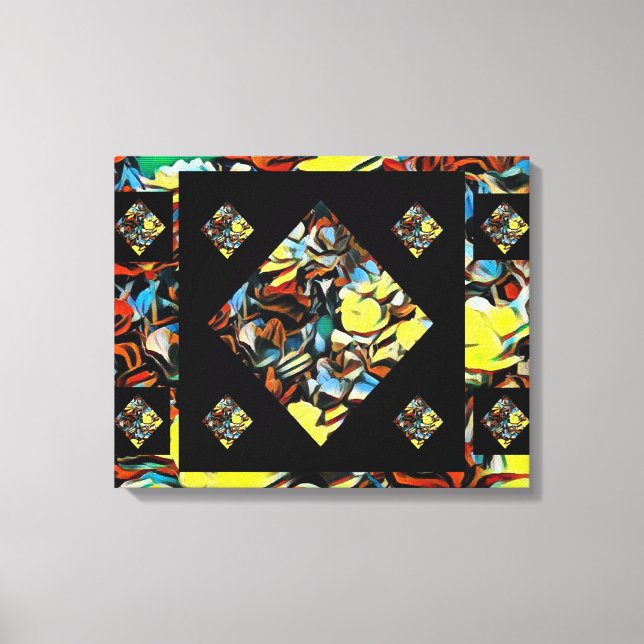 Abstract Carnation Art (Dreaming) - 20 X 16 Canvas Print (Front)