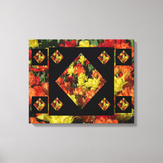 Abstract Carnation Canvas Print (20 X 16)