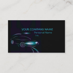 Abstract Cars Business Business Card