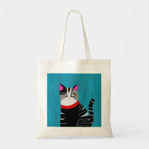 Abstract Cat Tote Bag