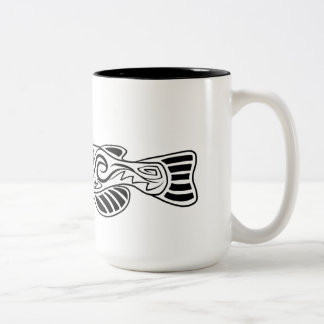 Abstract Catfish Mug