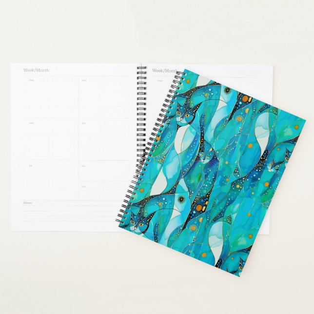 Abstract Cats Planner (Display)