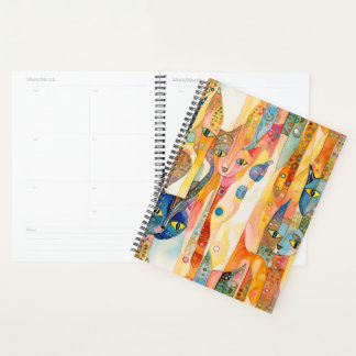 Abstract Cats Planner