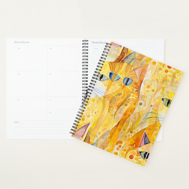 Abstract Cats Planner (Display)