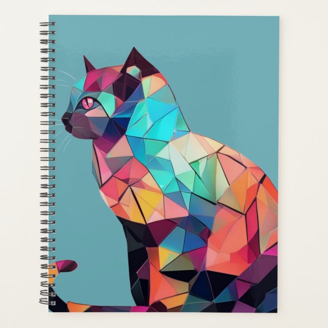 Abstract Cats Planner (Front)