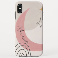 Abstract Celestial Moon Phase