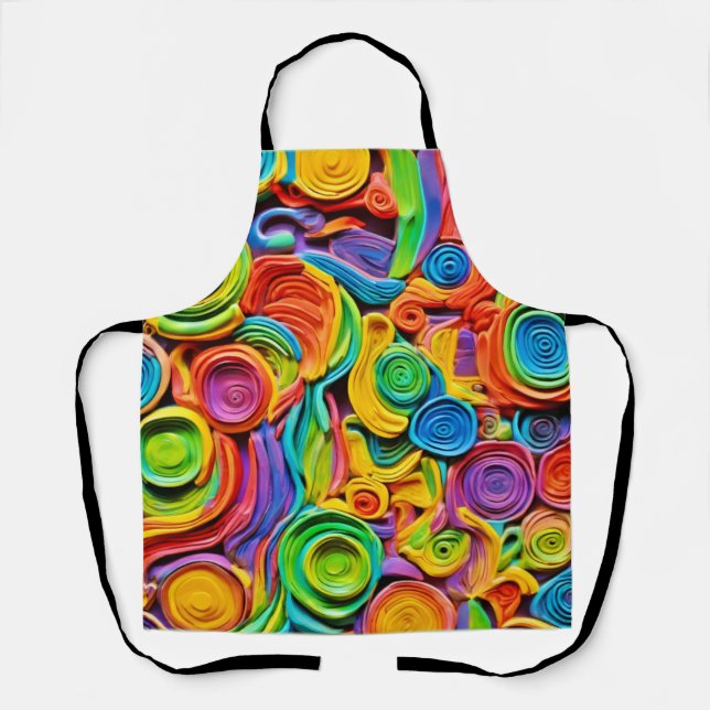 Abstract Ceramic Joy Apron (Front)