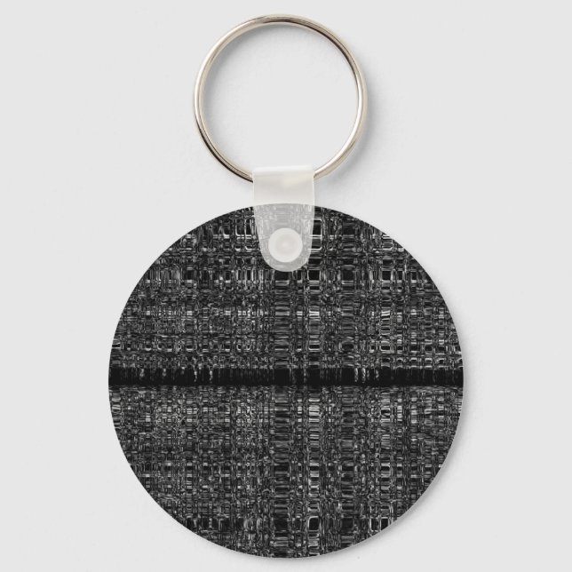 Abstract chain pattern key ring (Front)