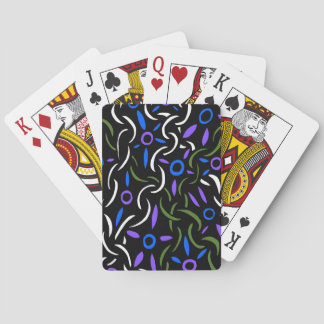 Abstract Chains and Rings Playing Cards