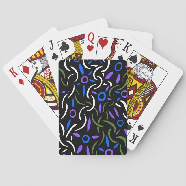 Abstract Chains and Rings Playing Cards (Back)