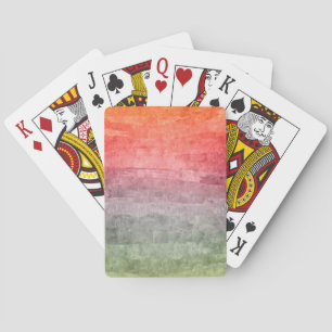 Abstract Chalk Playing Cards