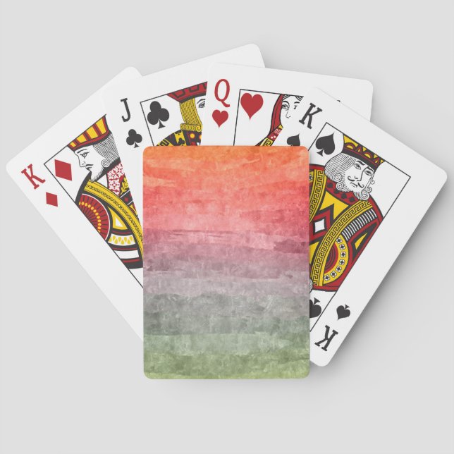 Abstract Chalk Playing Cards (Back)
