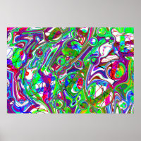 Abstract Chaos Colourful Art
