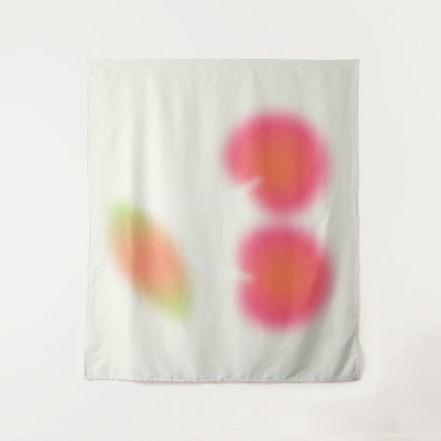 Abstract Cherry Wall Tapestry (Front)