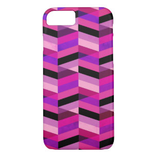 Abstract Chevron/Herringbone   Purples & Violet Case-Mate iPhone Case
