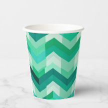 Abstract Chevron pattern in Greens