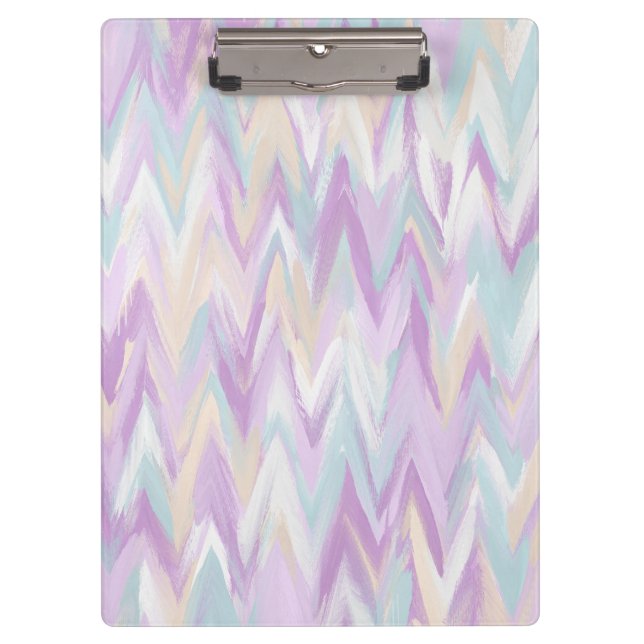 Abstract Chevrons Clipboard (Front)