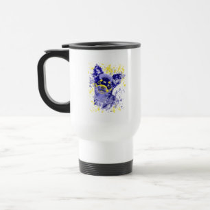 Abstract Chihuahua  Travel Mug