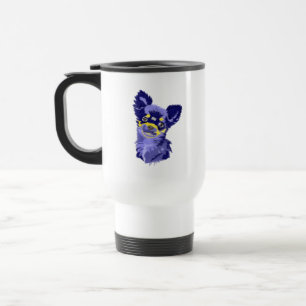 Abstract Chihuahua Travel Mug