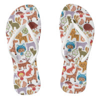 Abstract Child and Animals Pattern