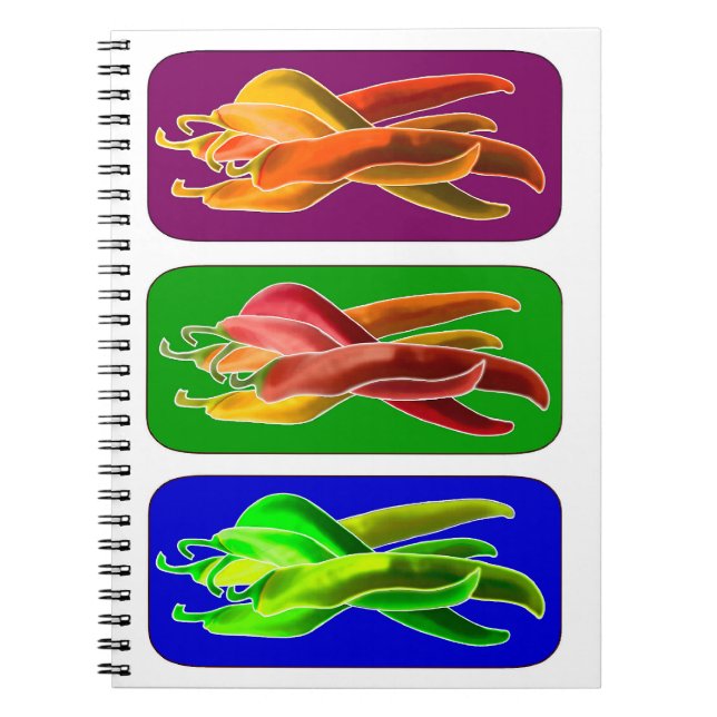 Abstract Chiles Notebook (Front)