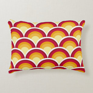 Abstract chinese, japanese scaly skin mythical fa decorative cushion