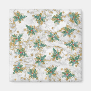 Abstract Christmas Art Magnet