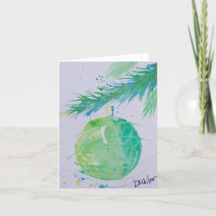 Abstract Christmas Ball Christmas Card