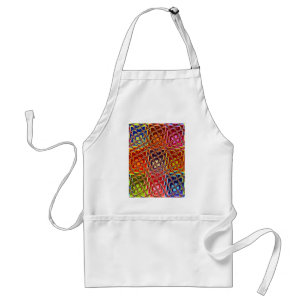 Abstract Christmas Colours Collection. Standard Apron