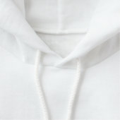 Abstract Christmas Tree Embroidered Hoodie (Detail - Neck (in White))