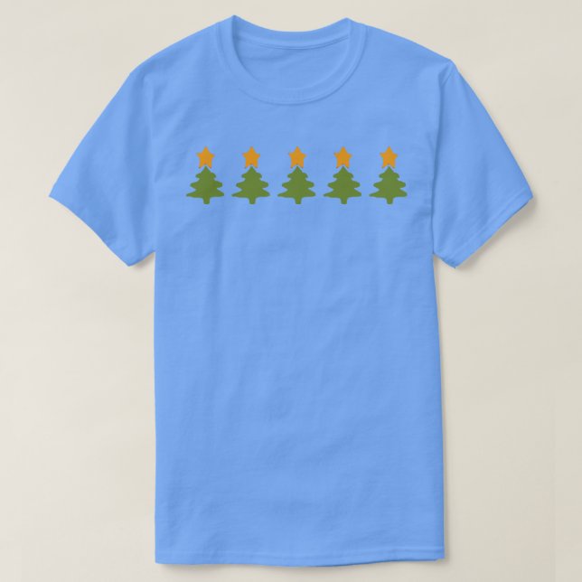 Abstract Christmas Tree Five T-Shirt (Design Front)