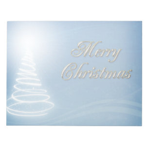 Abstract Christmas Tree Notepad