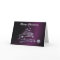 Abstract Christmas Tree On Purple Greeting Card