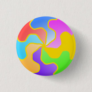 Abstract Circle Form 3 Cm Round Badge